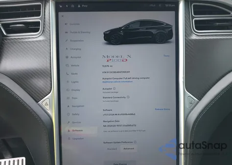 2017 Tesla Model X P100D from USA, damaged, VIN 5YJXCBE49HF055301